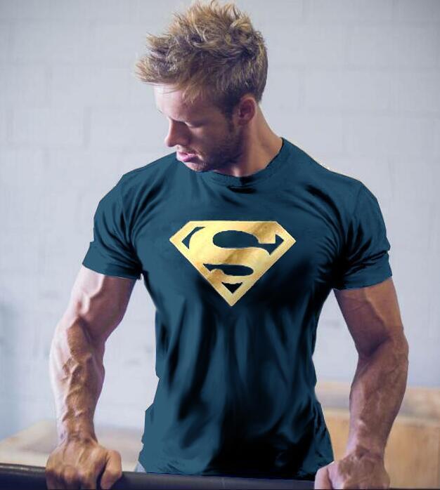 Men's Superman T-Shirt for Fitness Training Wear