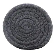 Handmade Braided Fabric Drink Coaster - Super Absorbent