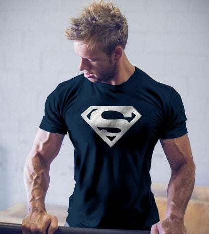 Men's Superman T-Shirt for Fitness Training Wear