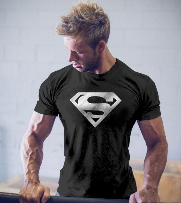 Men's Superman T-Shirt for Fitness Training Wear