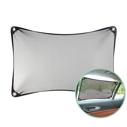 Little Chicks Stretchable Custom Fit Car Window Shade - Sunshade Sun Protector for Cars Trucks SUVs- Easy Installation for Baby & Kids