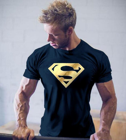 Men's Superman T-Shirt for Fitness Training Wear