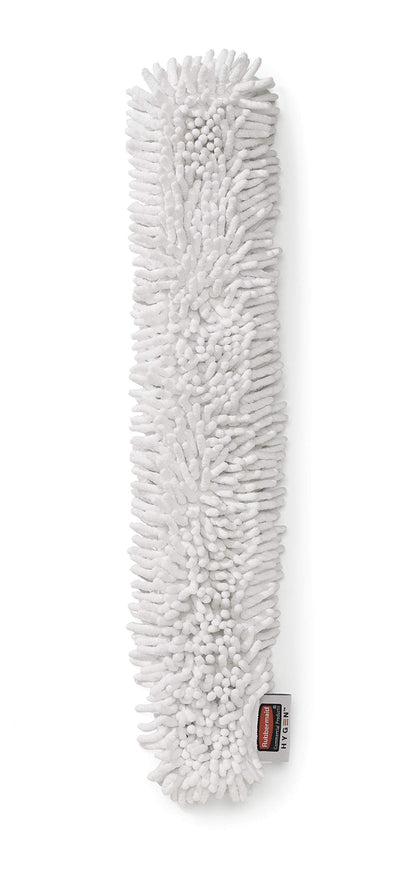 Rubbermaid Commercial Products HYGEN Flexible Microfiber Dusting Cover/Sleeve 20 inch White for Janitorial/Professional Cleaning/Dusting/Wiping of Hard to Reach Surfaces