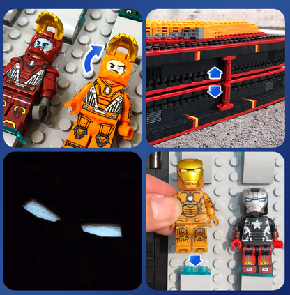 Iron Man Action Figure Collectible Assembly Toy