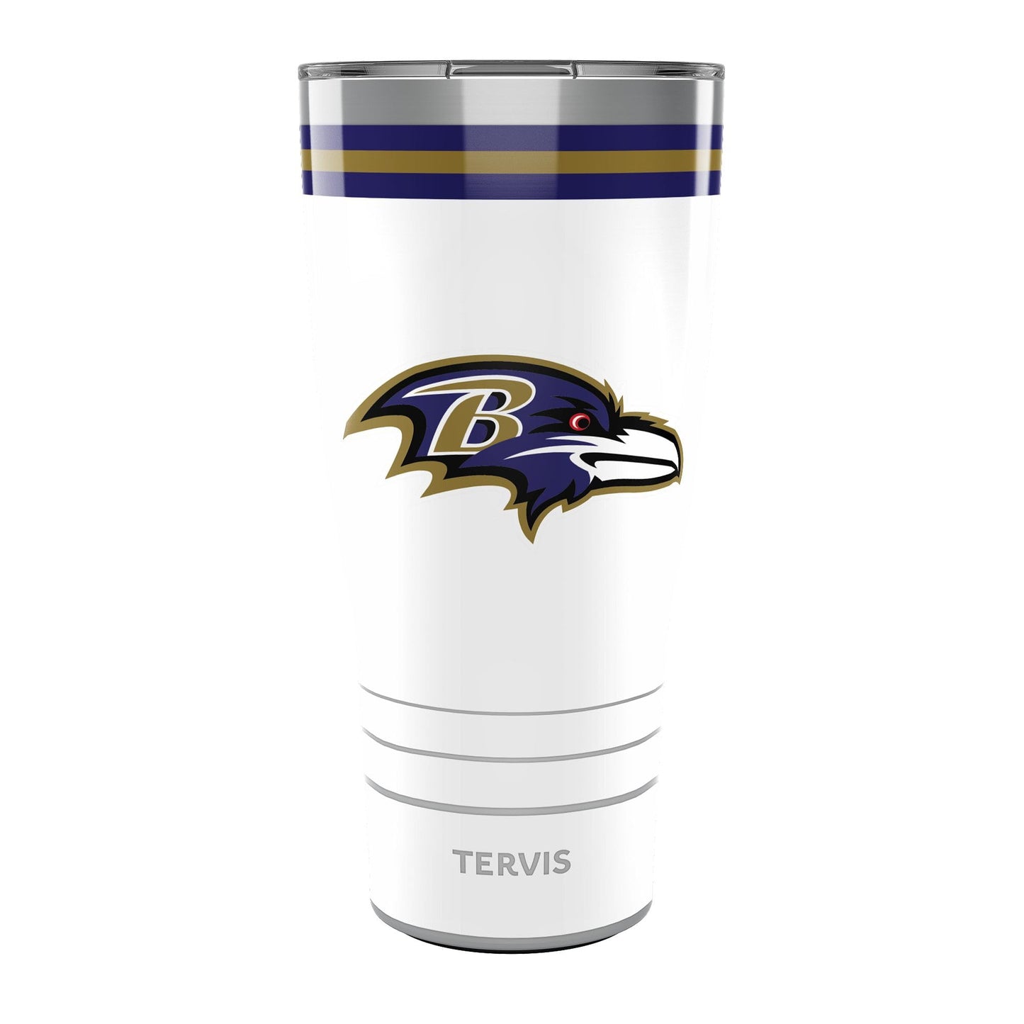 Tervis Traveler NFL Baltimore Ravens - Arctic Triple Walled Insulated Tumbler Travel Cup Keeps Drinks Cold & Hot 30oz Stainless Steel